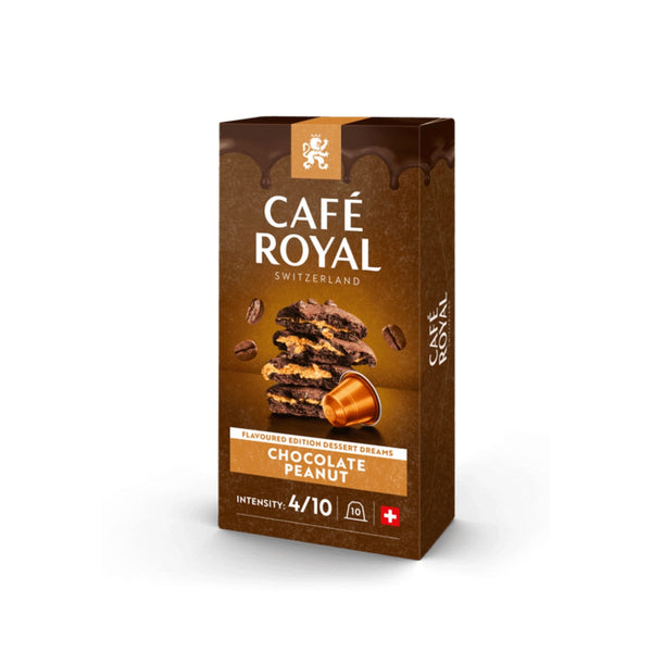 Café Royal Chocolate Peanut Coffee Capsules - Caramelly