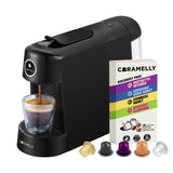 Caramelly Espresso Pop Nespresso® Compatible Coffee Capsule Machine (2025 Model) with LED Glow Ring + Free Discovery Pack - Caramelly