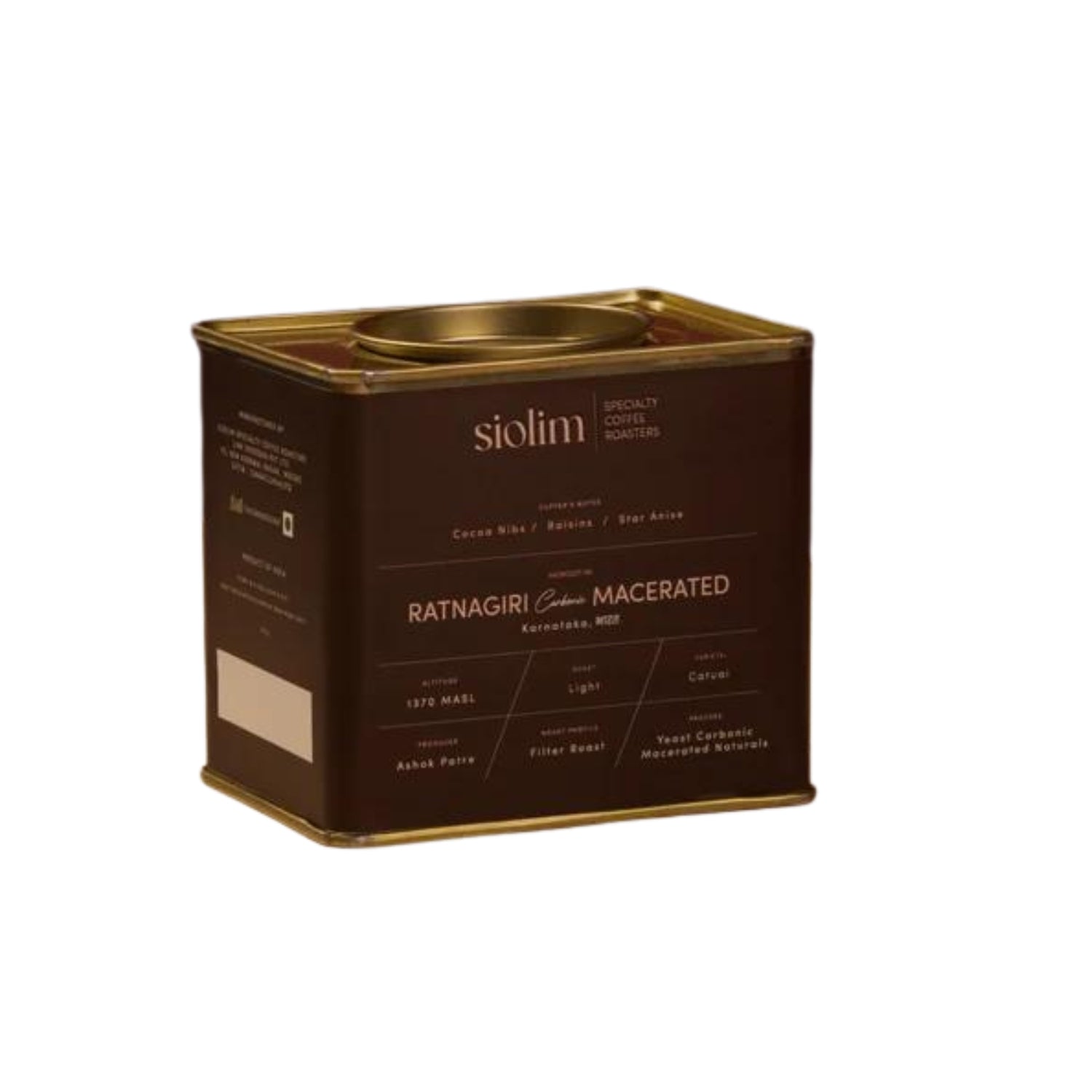 Siolim Ratnagiri Carbonic Macerated Coffee RN Caramelly