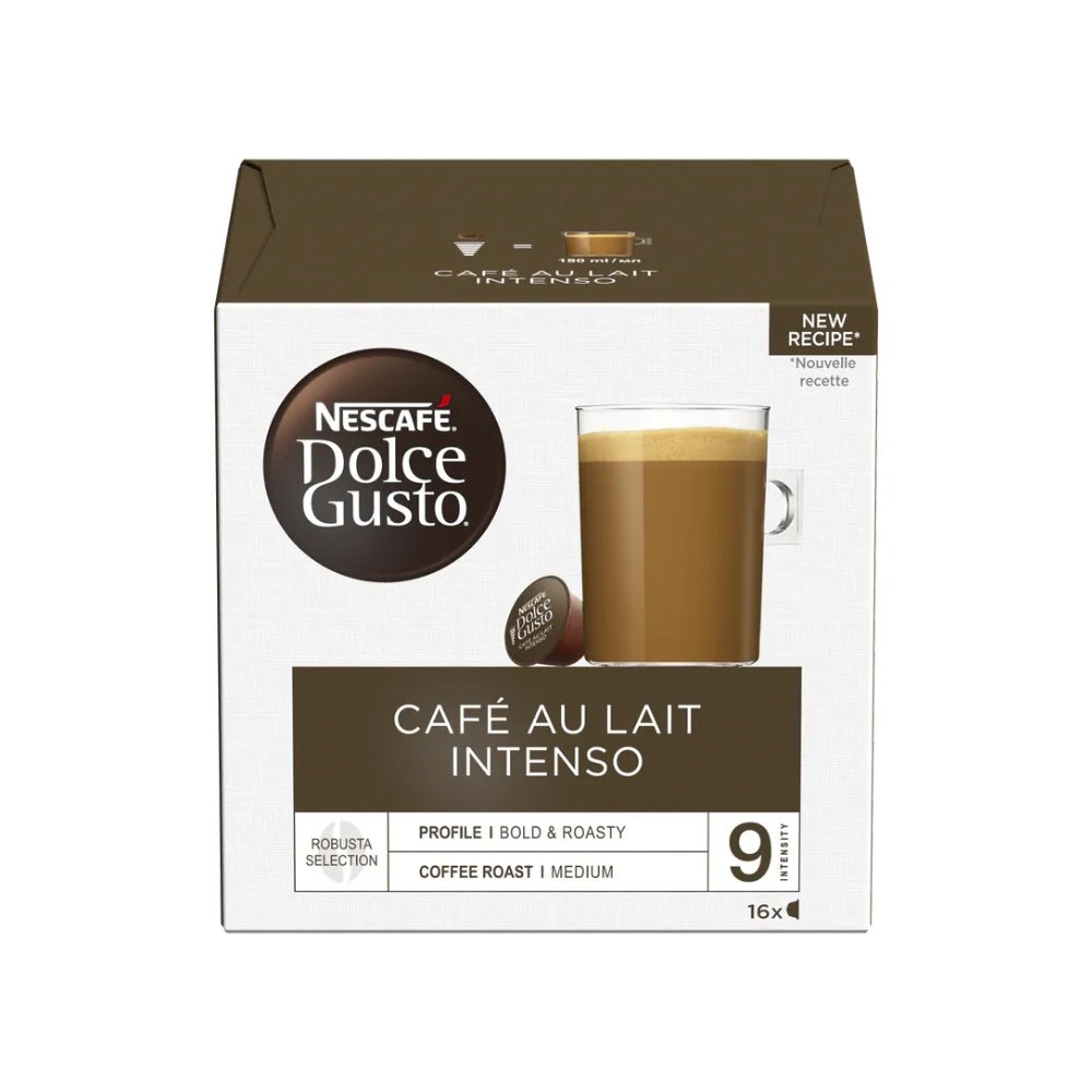 Nescafe Dolce Gusto CAFE AU LAIT Intenso Coffee Pods