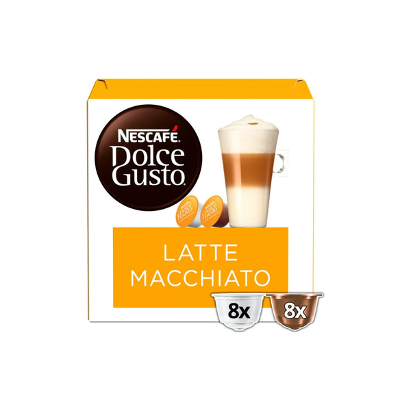 Nescafe Dolce Gusto Latte Macchiato Coffee Pods - Caramelly