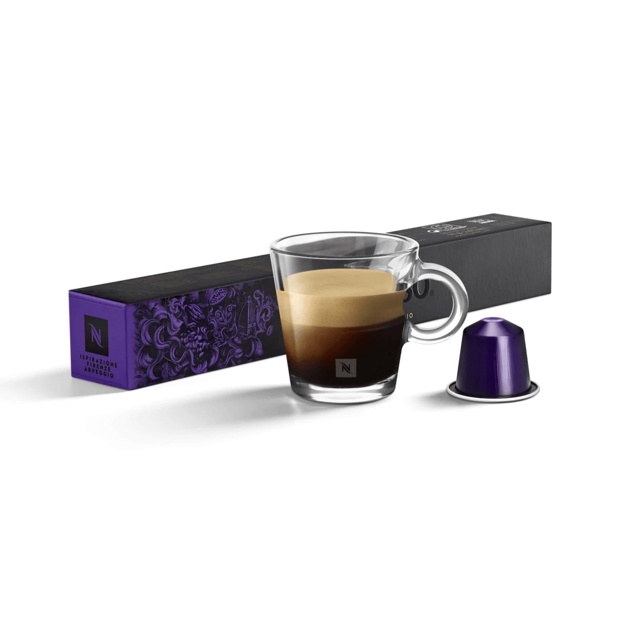 Nespresso Arpeggio Capsules 10 Coffee Pods Caramelly