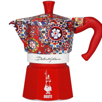 Bialetti Dolce&Gabbana Moka Express | Sicilian Cart - Caramelly