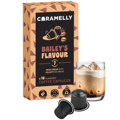 Caramelly Baileys Flavour Coffee Capsules - 10 Pods - Caramelly