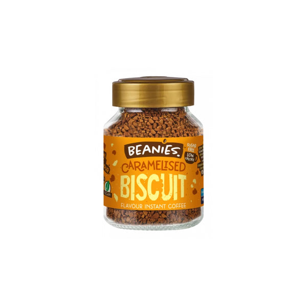 Beanies Caramalised Biscuit Flavour Infused Instant Coffee - 50g