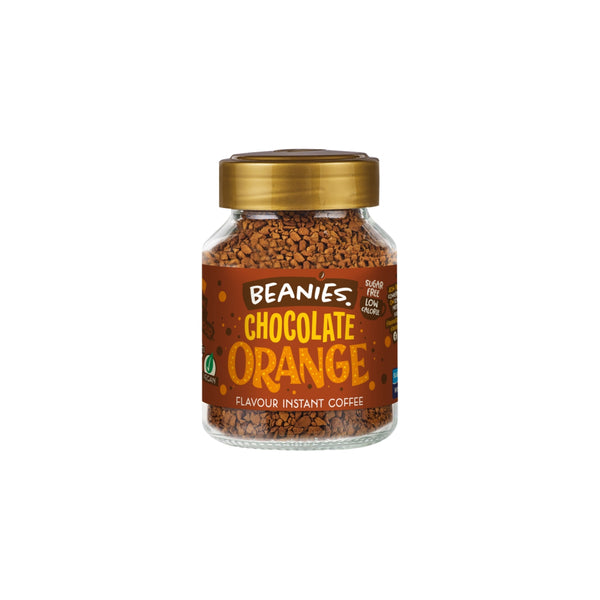 Beanies Chocolate Orange Flavour Infused Instant Coffee - 50g