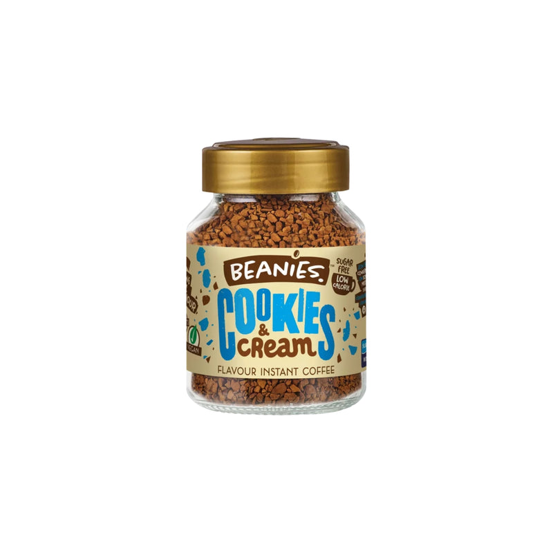 Beanies Cookies & Cream Flavour Infused Instant Coffee - 50g