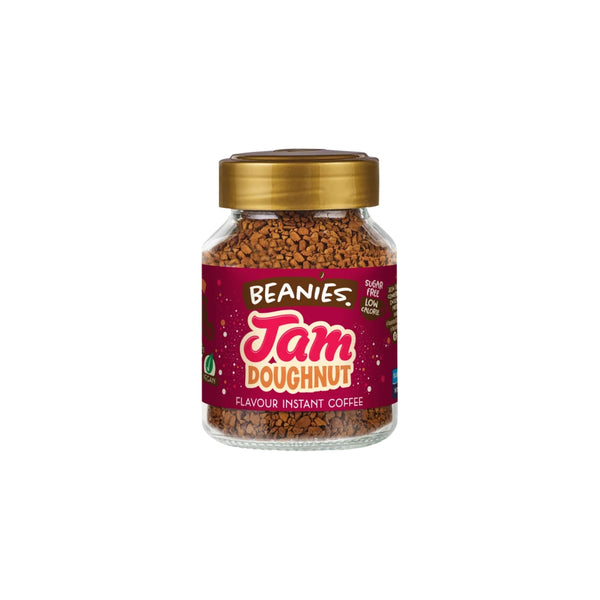 Beanies Jam Doughnut Flavour Infused Instant Coffee - 50g