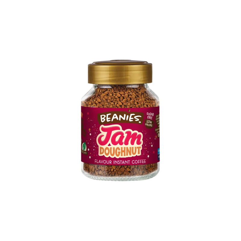 Beanies Jam Doughnut Flavour Infused Instant Coffee - 50g