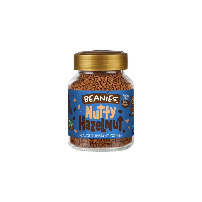 Beanies Nutty Hazelnut Flavour Infused Instant Coffee - 50g