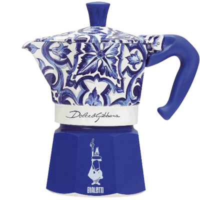 Dolce & Gabbana Bialetti Moka Express | Mediterrean Blue - Caramelly