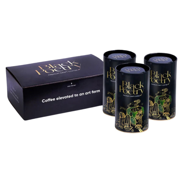 Black Poetry Brew Bliss Box (Pack of 3) - Caramelly