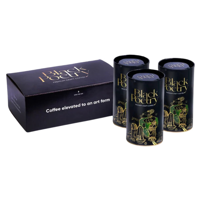 Black Poetry Brew Bliss Box (Pack of 3) - Caramelly
