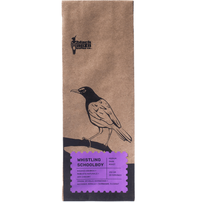 Black Baza Whistling Schoolboy Coffee - Caramelly