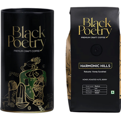 Black Poetry Harmonic Hills Coffee - Robusta - Caramelly
