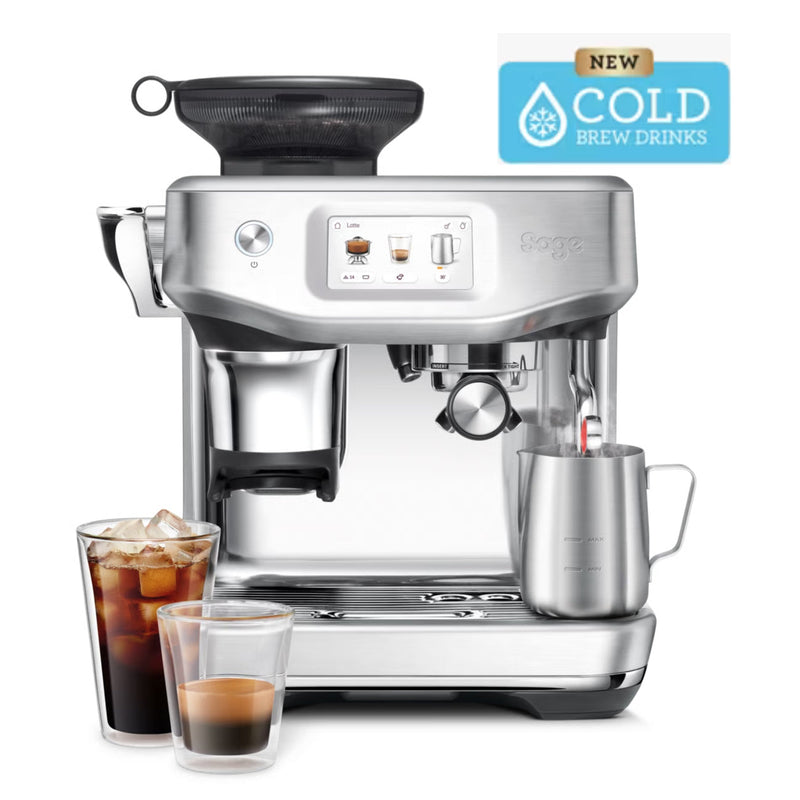 Breville/Sage The Barista Touch Impress Latest Cold Brew Version (SES882 / BES881BSS) Espresso Machine - Caramelly