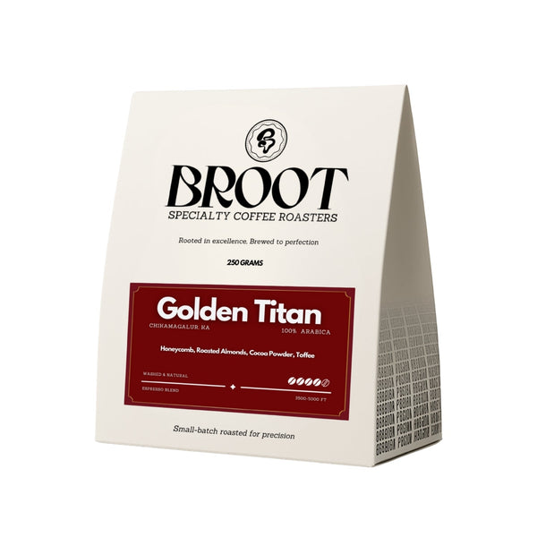 Broot Golden Titan - Specialty Espresso Blend (250g) - Caramelly