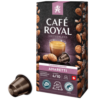 Café Royal Amaretti Coffee Capsules - 10 Pods - Caramelly