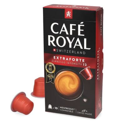 Café Royal Extraforte Nespresso® Compatible Coffee Capsules - 10 Pods - Caramelly