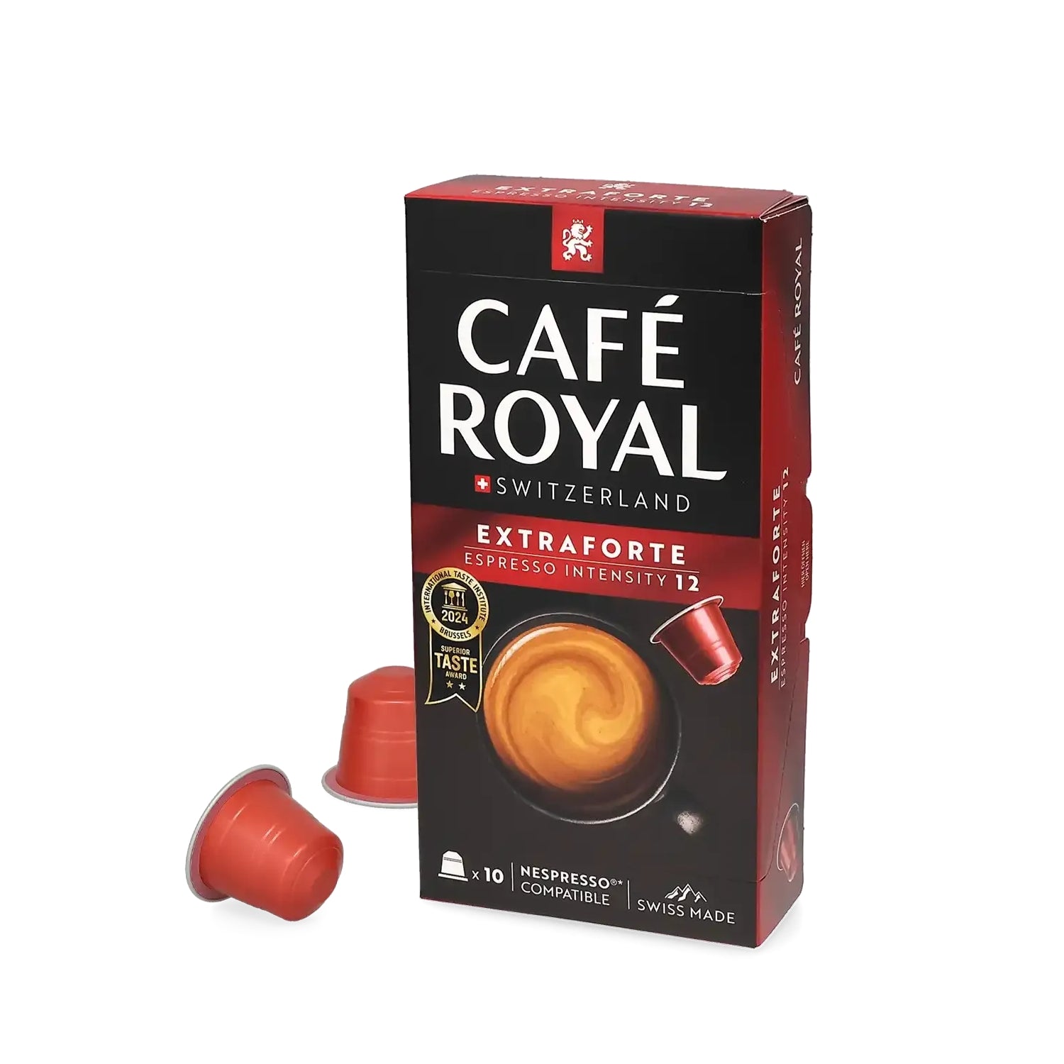 Café Royal Extraforte Nespresso® Compatible Coffee Capsules - 10 Pods - Caramelly