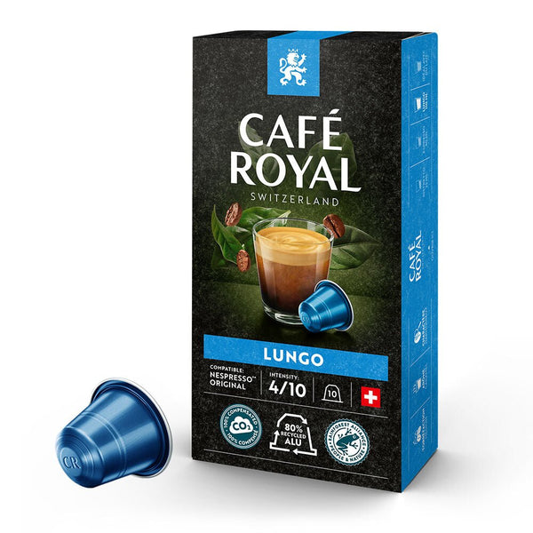 Café Royal Lungo Coffee Capsules - 10 Pods - Caramelly