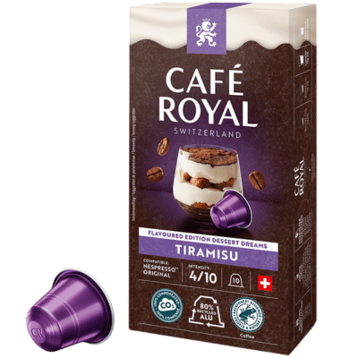 Café Royal Tiramisu Coffee Capsules - 10 Pods - Caramelly