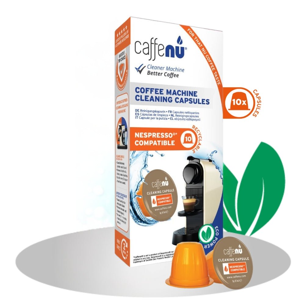 Caffenu® Cleaning Capsules For Nespresso® OriginalLine Machines (10 Capsules) - Value Pack