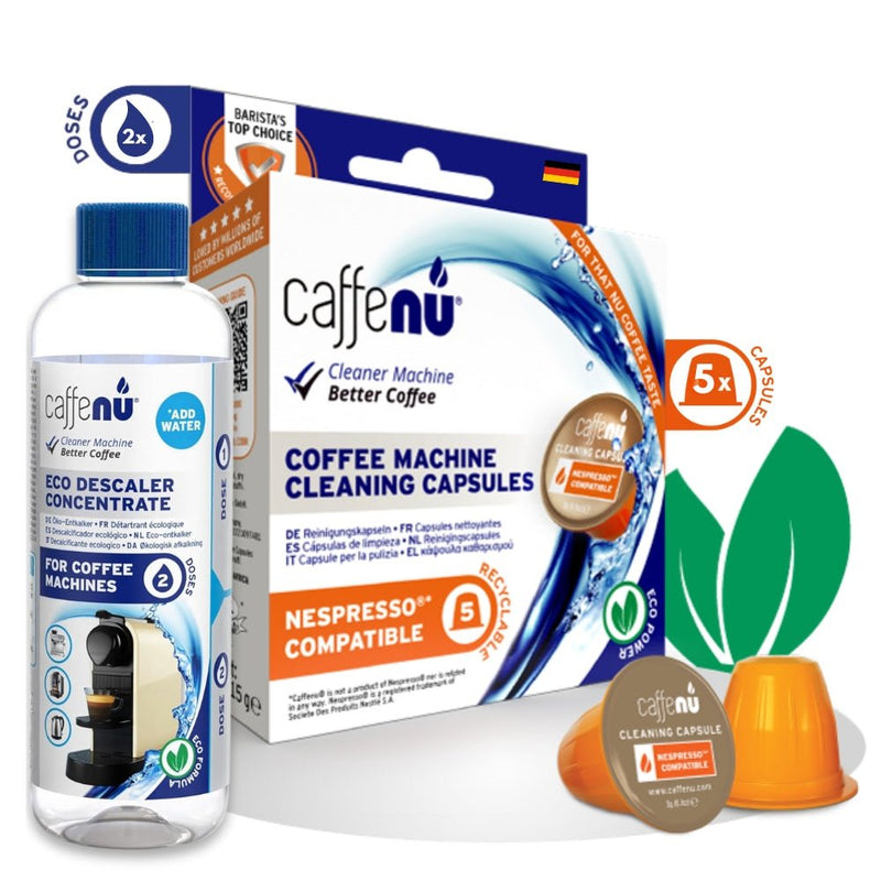 Caffenu® Descaling & Cleaning Kit For Nespresso® OriginalLine Machines - Caramelly