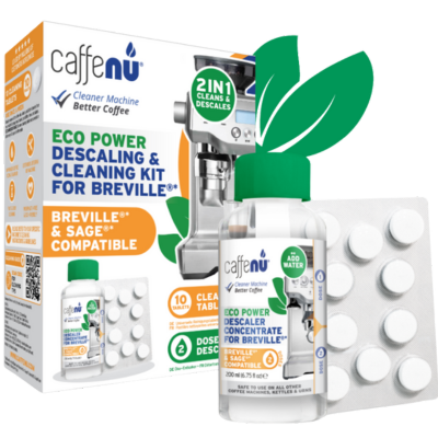 Caffenu® Eco Power Cleaning Tablets & Descaler Kit - Compatible with all Sage/Breville Machines - Caramelly