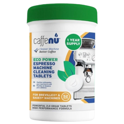 Caffenu® Sage/Breville Power Cleaning Tablets (52 Tabs x 2g) - Compatible with all Sage/Breville Machines - Caramelly