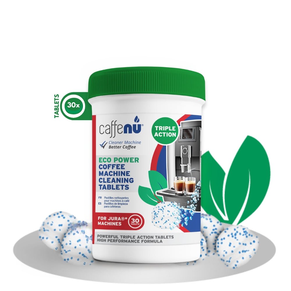 Caffenu® Jura® Triple Action cleaning tablets (30 Tabs x 3.2g)- Compatible with all Jura® Machines
