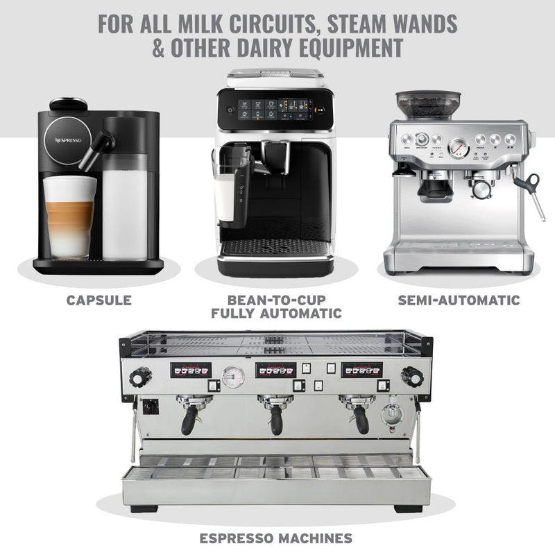 Caffenu® Milk System Cleaner - Compatible with all Coffee Machines with Milk System - Caramelly