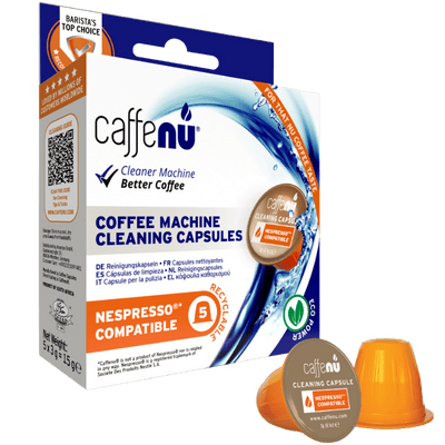 Caffenu® Cleaning Capsules for Nespresso® OriginalLine Machines (Pack of 5 or 10) - Caramelly