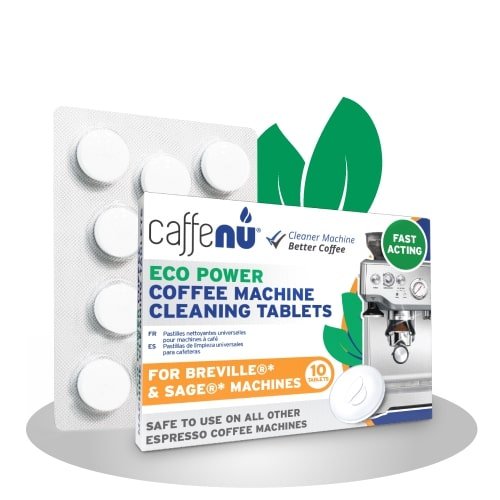 Caffenu® Sage/Breville Power Cleaning Tablets (10 Tabs x 1.4g) - Compatible with all Sage/Breville Machines - Caramelly