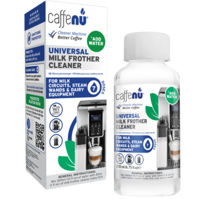 Caffenu® Milk System Cleaner (200ml) - Compatible with all Coffee Machines with Milk System - Caramelly