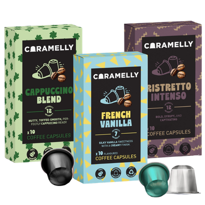 Caramelly Nespresso® Compatible Perfect with Milk Pack - 30 Pods - Caramelly