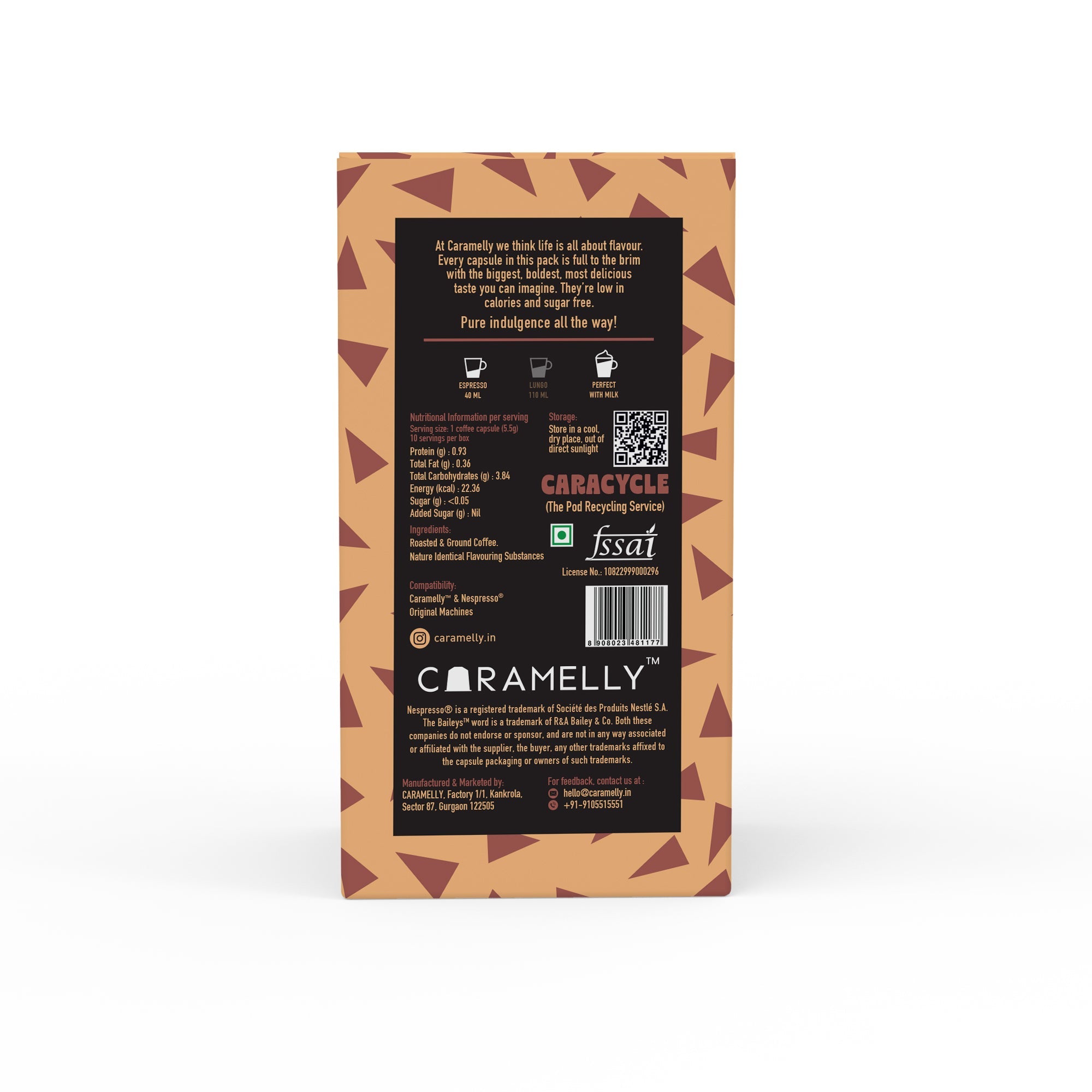 Caramelly Baileys Flavour Coffee Capsules - 10 Pods - Caramelly