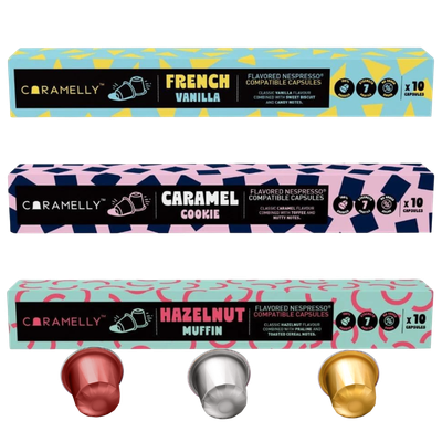 Caramelly Nespresso® Compatible Barista Pack - 30 Pods - Caramelly