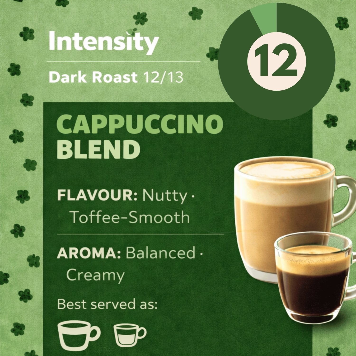Caramelly Cappuccino Blend Nespresso® Compatible Coffee Capsules - 10 Pods - Caramelly