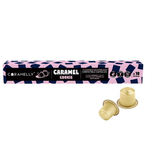 Caramelly Caramel Flavoured Nespresso Compatible Coffee Capsules/Pods - Caramelly