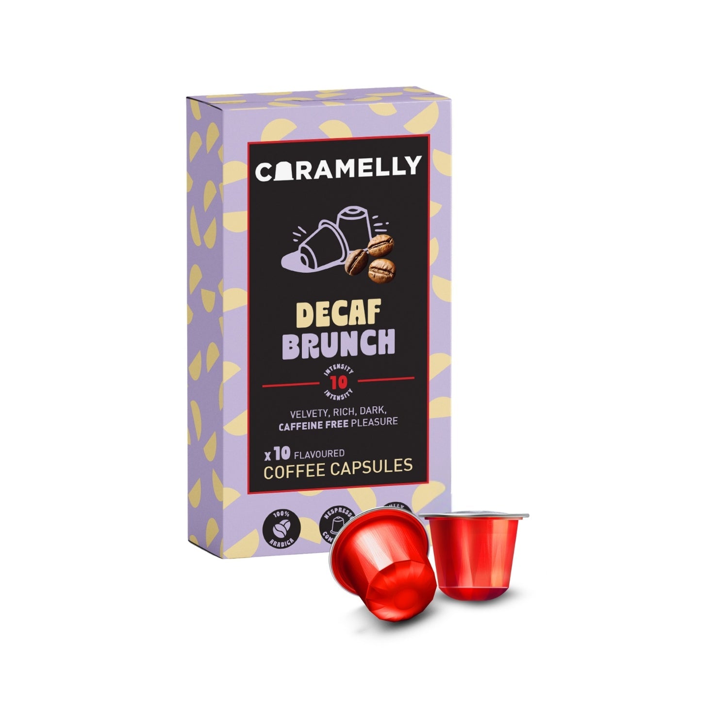 Caramelly Decaf Brunch Coffee Capsules - 10 Pods - Caramelly
