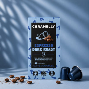 Caramelly Espresso Dark Roast Nespresso® Compatible Coffee Capsules - 10 Pods