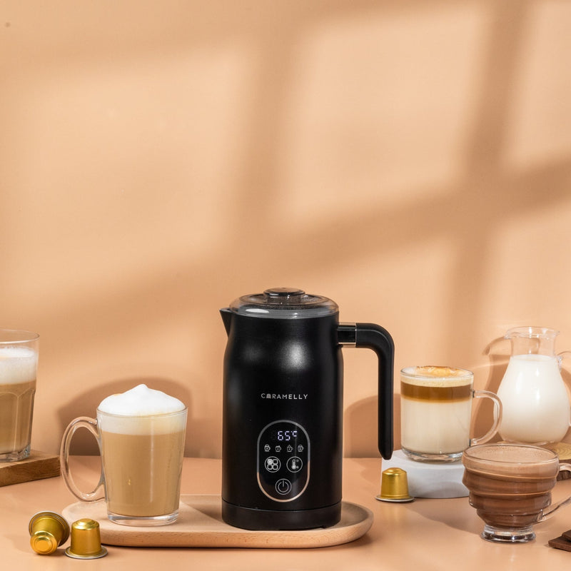 Caramelly Espresso Pop Nespresso® Coffee Capsule Machine with Milk Frother + Free 50 Coffee Pods - Caramelly