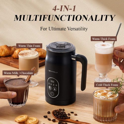 Caramelly Espresso Pop Nespresso® Coffee Capsule Machine with Milk Frother + Free 50 Coffee Pods - Caramelly