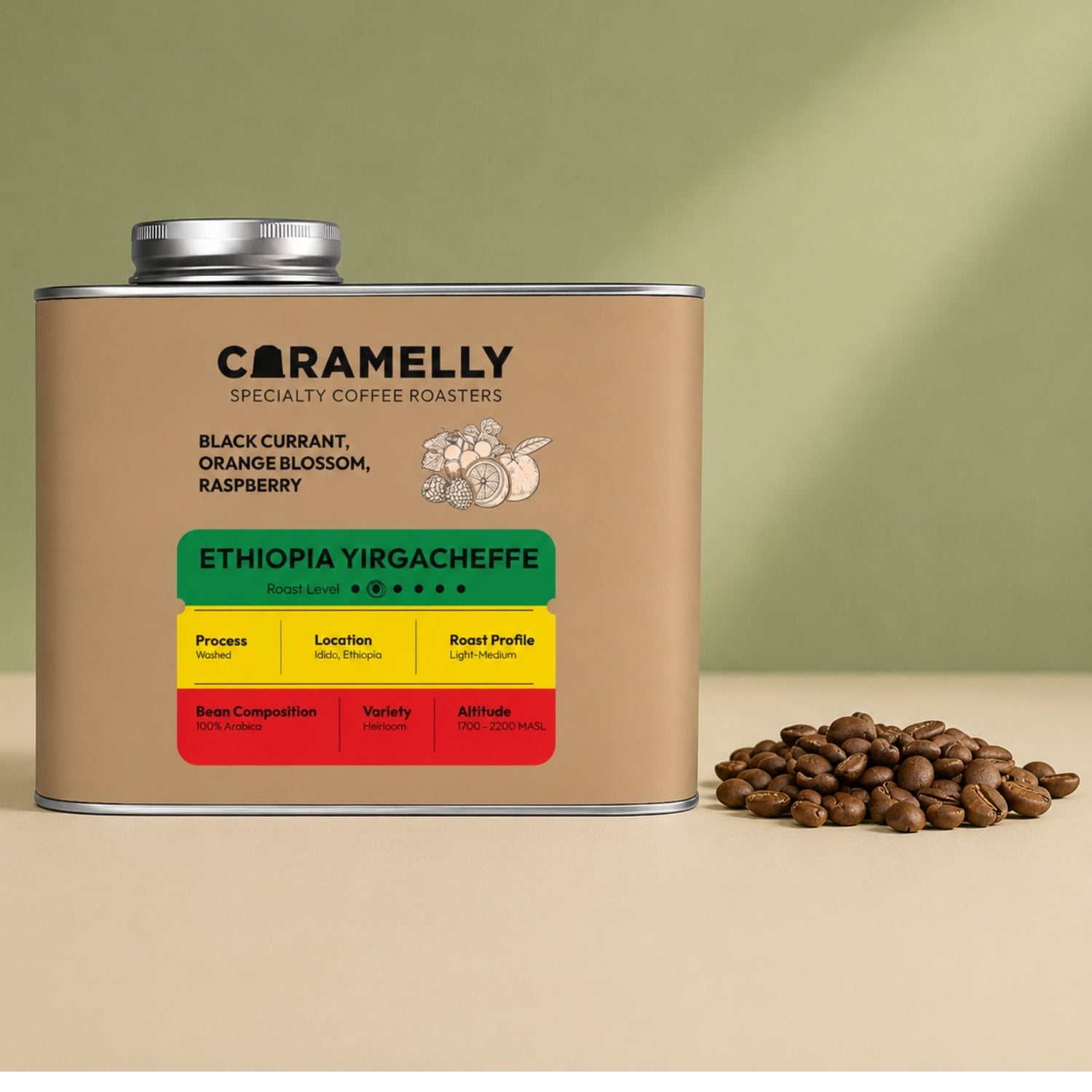 Caramelly Ethiopia Yirgacheffe Coffee - Caramelly