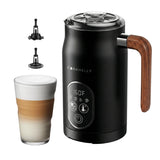 Caramelly FoamLatte Pro 6 - in - 1 Milk Frother (Hot & Cold) with Digital Display, Touch Panel, Temperature Control & Chocolate Stirring Attachment - New 2026 Model - Caramelly