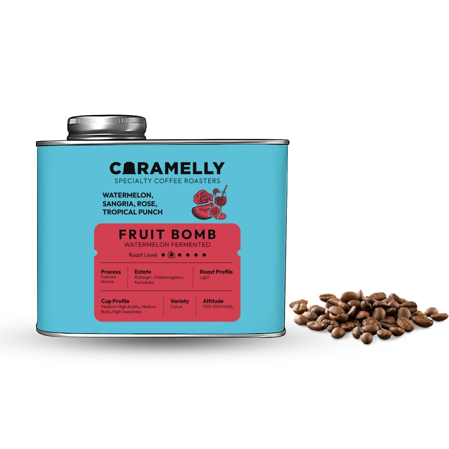 Caramelly Fruit Bomb Watermelon Fermented Coffee (Ratnagiri Series) - Caramelly