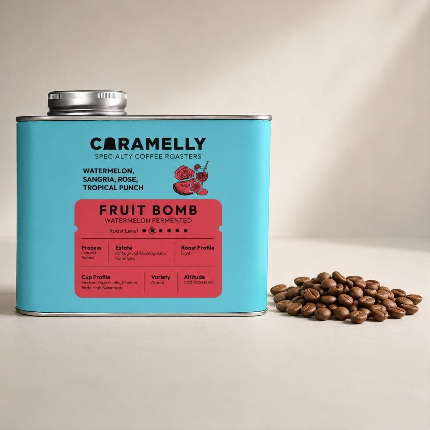 Caramelly Fruit Bomb Watermelon Fermented Coffee (Ratnagiri Series) - Caramelly