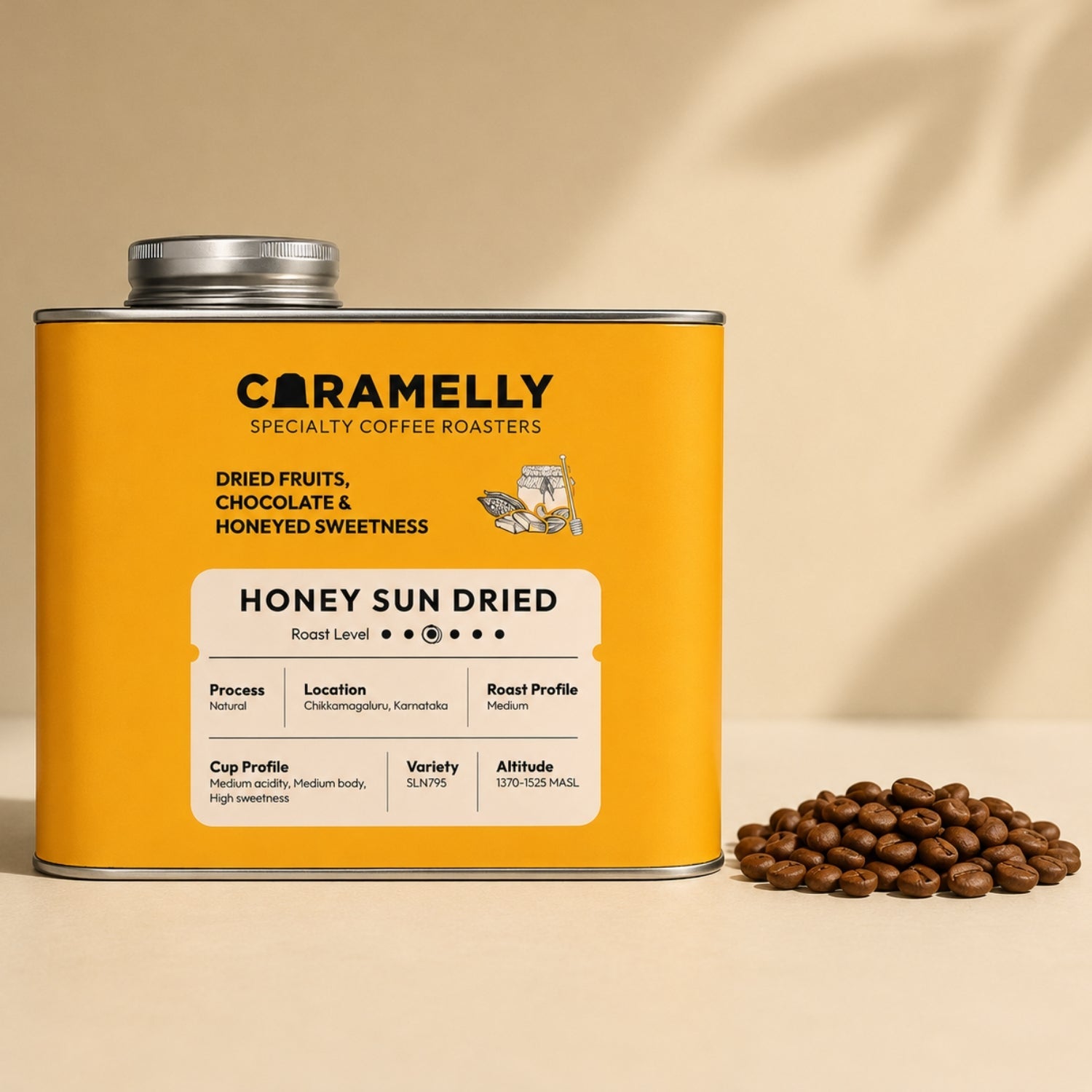 Caramelly Honey Sun Dried Coffee - Caramelly