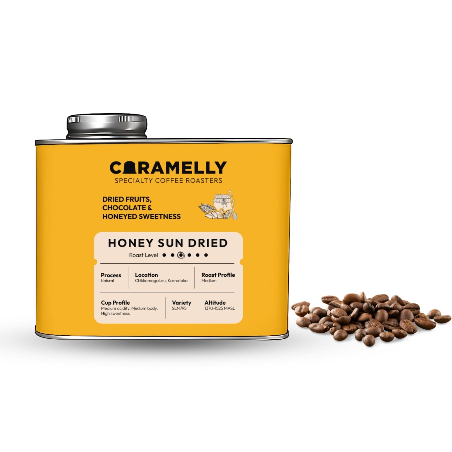 Caramelly Honey Sun Dried Coffee - Caramelly